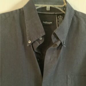 Van Heusen Men's Charcoal Button Down Shirt